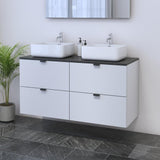 Ines 4S 120 Floating Bathroom Vanity (48" Width)