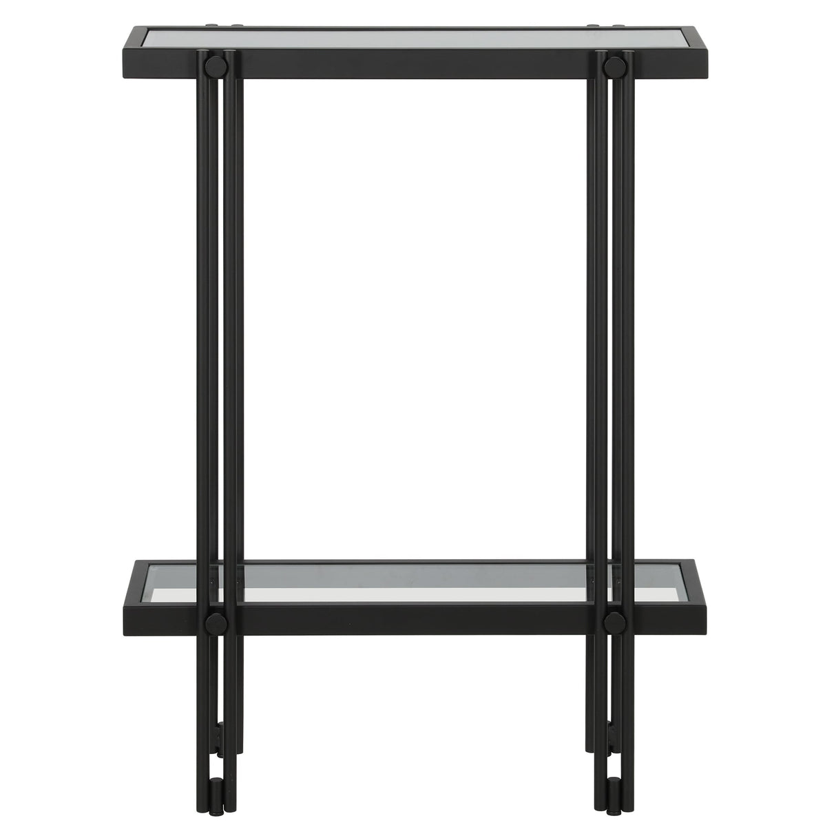 Inez Steel and Glass Console Table