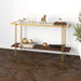 Inez Steel and Glass Console Table