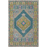 Inez Traditional Southwestern Olive Area Rug - 5' x 7'6"