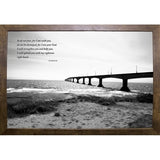 Infinity Bridge-WILWAY110684 Framed Print 20"x30" by Willow Way Studios, Inc.