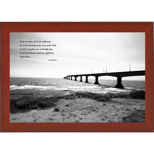 Infinity Bridge-WILWAY110684 Framed Print 20"x30" by Willow Way Studios, Inc.