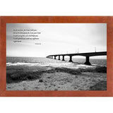 Infinity Bridge-WILWAY110684 Framed Print 20"x30" by Willow Way Studios, Inc.