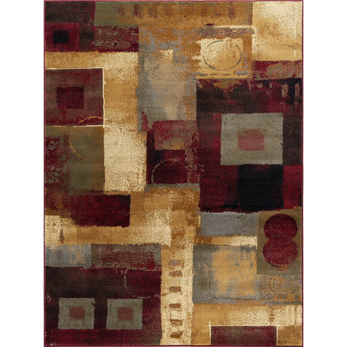 Infinity Modern & Contemporary Abstract Indoor Area Rug - 5'3 x 7'3