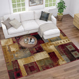 Infinity Modern & Contemporary Abstract Indoor Area Rug - 5'3 x 7'3