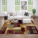 Infinity Modern & Contemporary Abstract Indoor Area Rug - 5'3 x 7'3