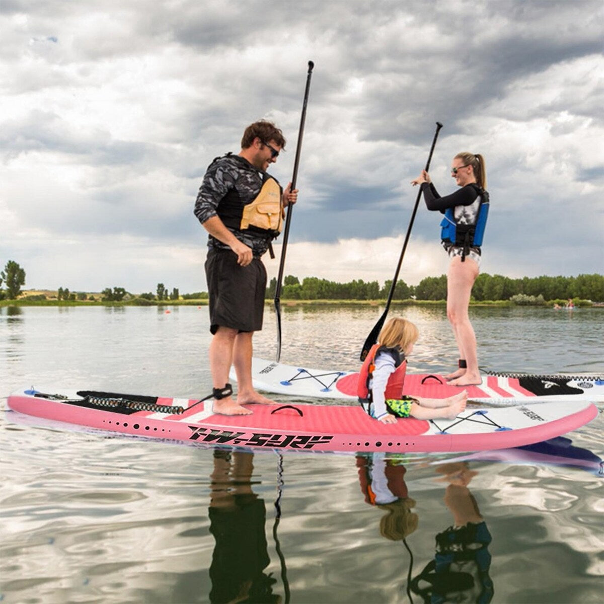 Inflatable 10'×30"×6" Ultra-Light (17.6lbs) SUPs for All Skill Level Everything