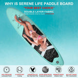 Inflatable 10'×30"×6" Ultra-Light (17.6lbs) SUPs for All Skill Level Everything