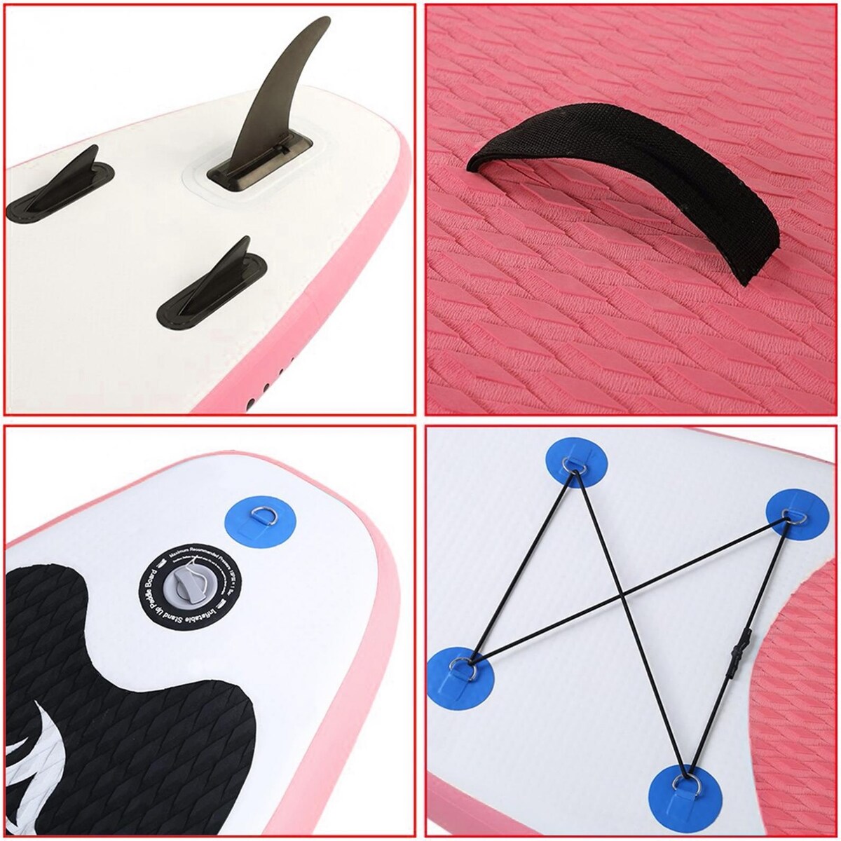 Inflatable 10'×30"×6" Ultra-Light (17.6lbs) SUPs for All Skill Level Everything
