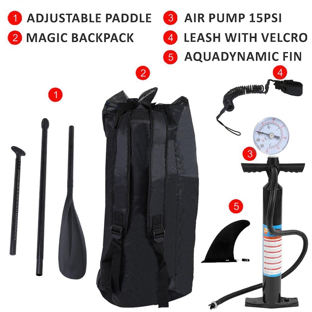 Inflatable 10'×30"×6" Ultra-Light (17.6lbs) SUPs for All Skill Level Everything