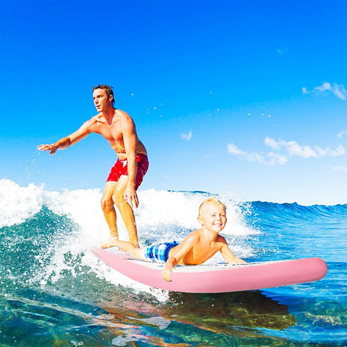Inflatable 10'×30"×6" Ultra-Light (17.6lbs) SUPs for All Skill Level Everything