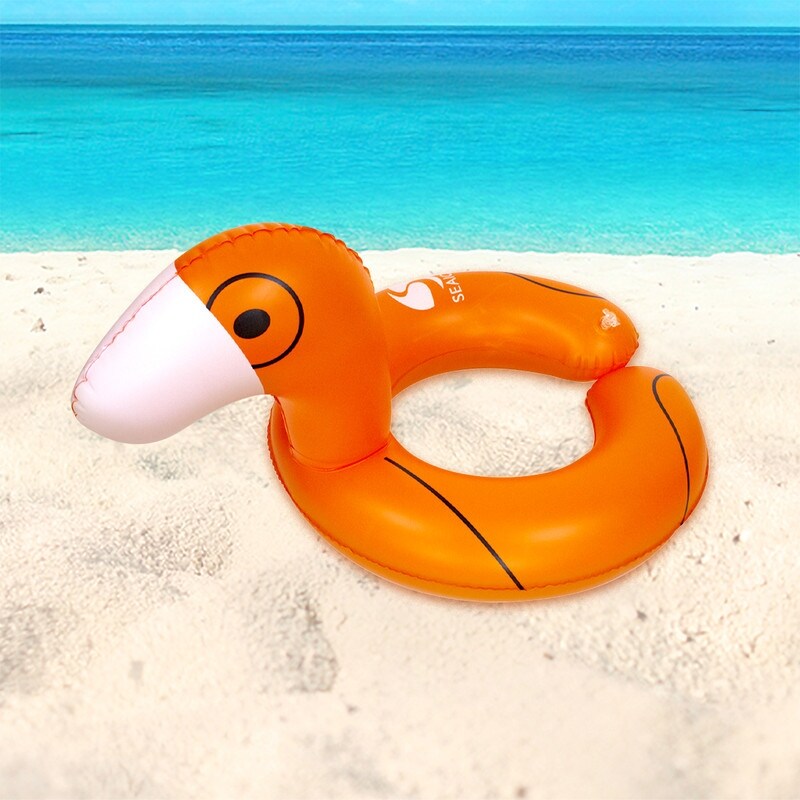 Inflatable Kids Duck Swimming Ring For Kids Water Fun - One Size