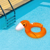 Inflatable Kids Duck Swimming Ring For Kids Water Fun - One Size