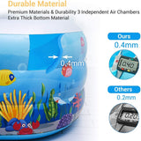 Inflatable Swimming Pool Multiple Sizes Large Pools for Family Adults kiddie Summer Water Party Outdoor Garden Backyard