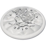 Inflatable White and Black Swimming Pool Floating Raft 60-Inch - 60"