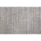 Inger Modern Crosshatch Gray/Beige Area Rug