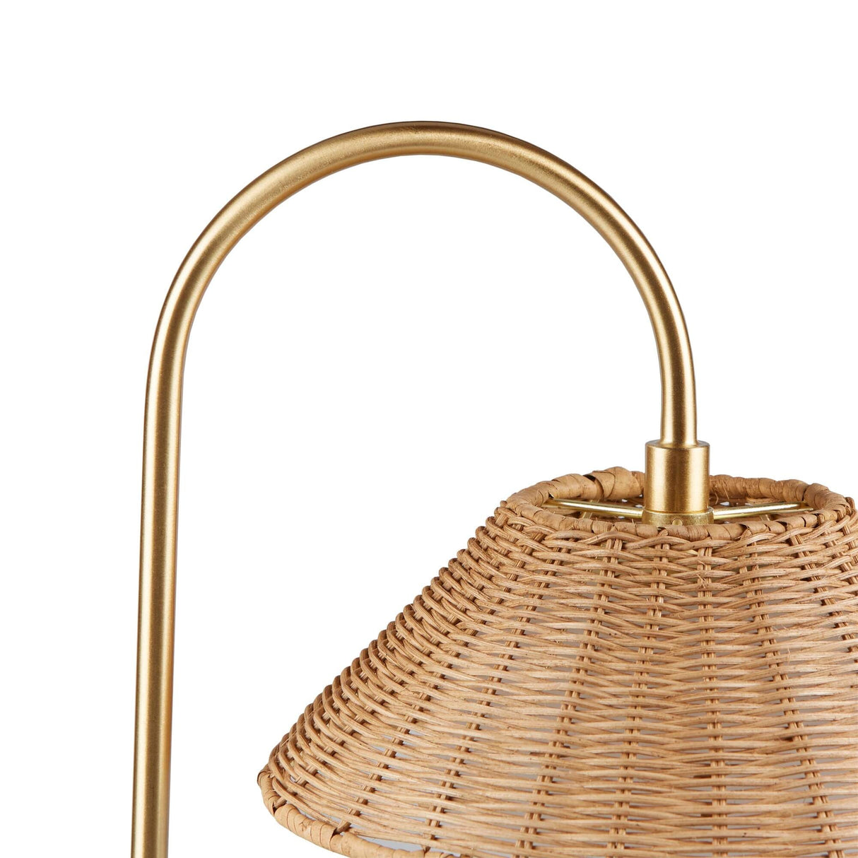 INK+IVY Laguna Rattan Weave Shade Table Lamp