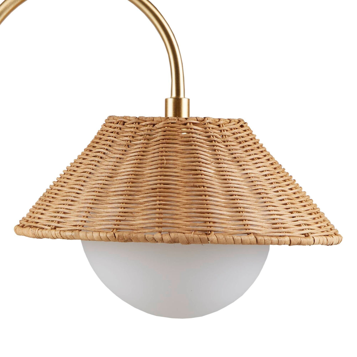INK+IVY Laguna Rattan Weave Shade Table Lamp