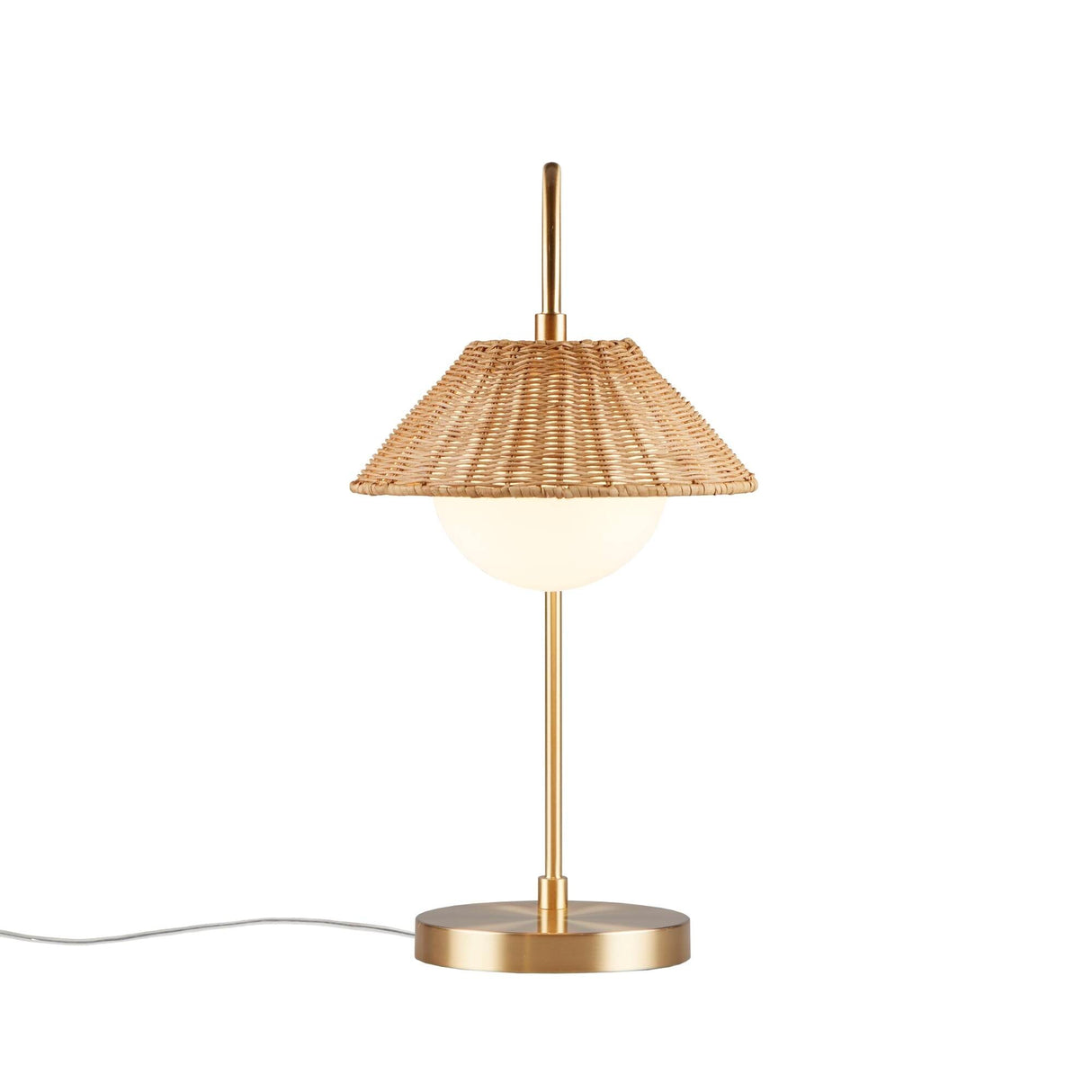 INK+IVY Laguna Rattan Weave Shade Table Lamp