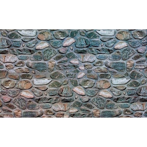 Achim Inlaid Stones Outdoor Rubber Entrance Mat (18x30-inch)