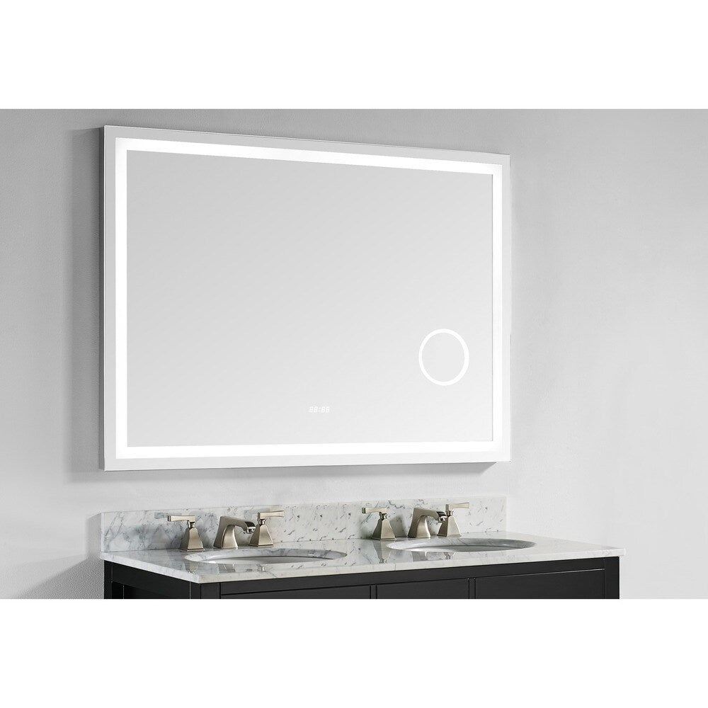 Innoci-USA Eros LED Wall Mount Lighted Vanity Mirror - Clear