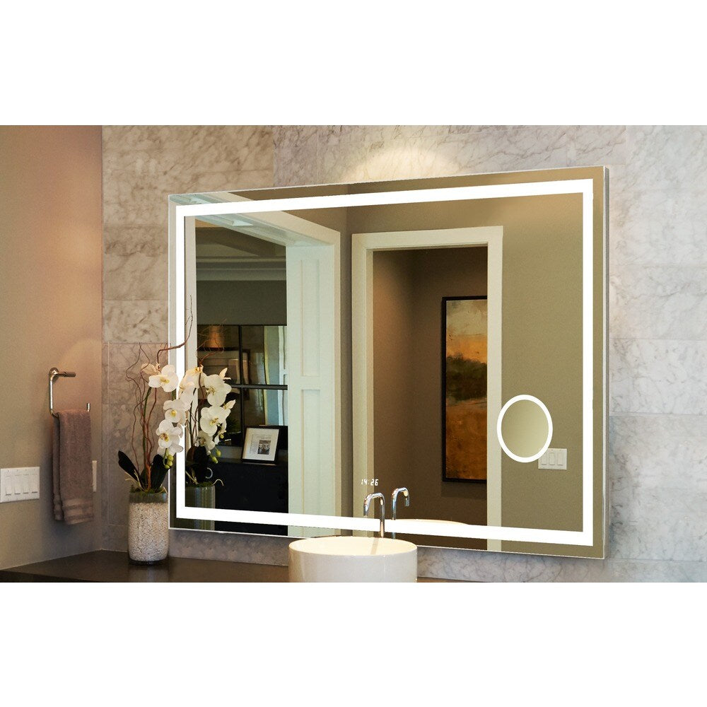 Innoci-USA Eros LED Wall Mount Lighted Vanity Mirror - Clear