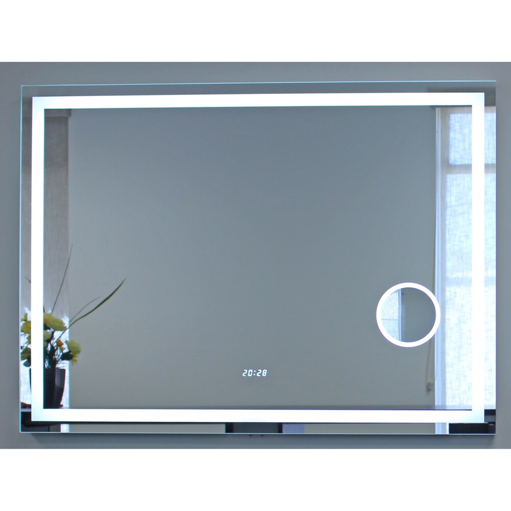 Innoci-USA Eros LED Wall Mount Lighted Vanity Mirror - Clear