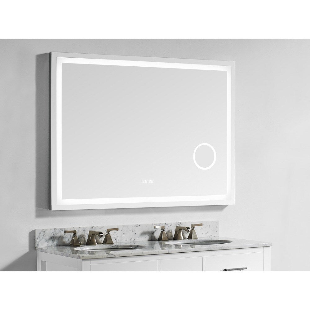 Innoci-USA Eros LED Wall Mount Lighted Vanity Mirror - Clear