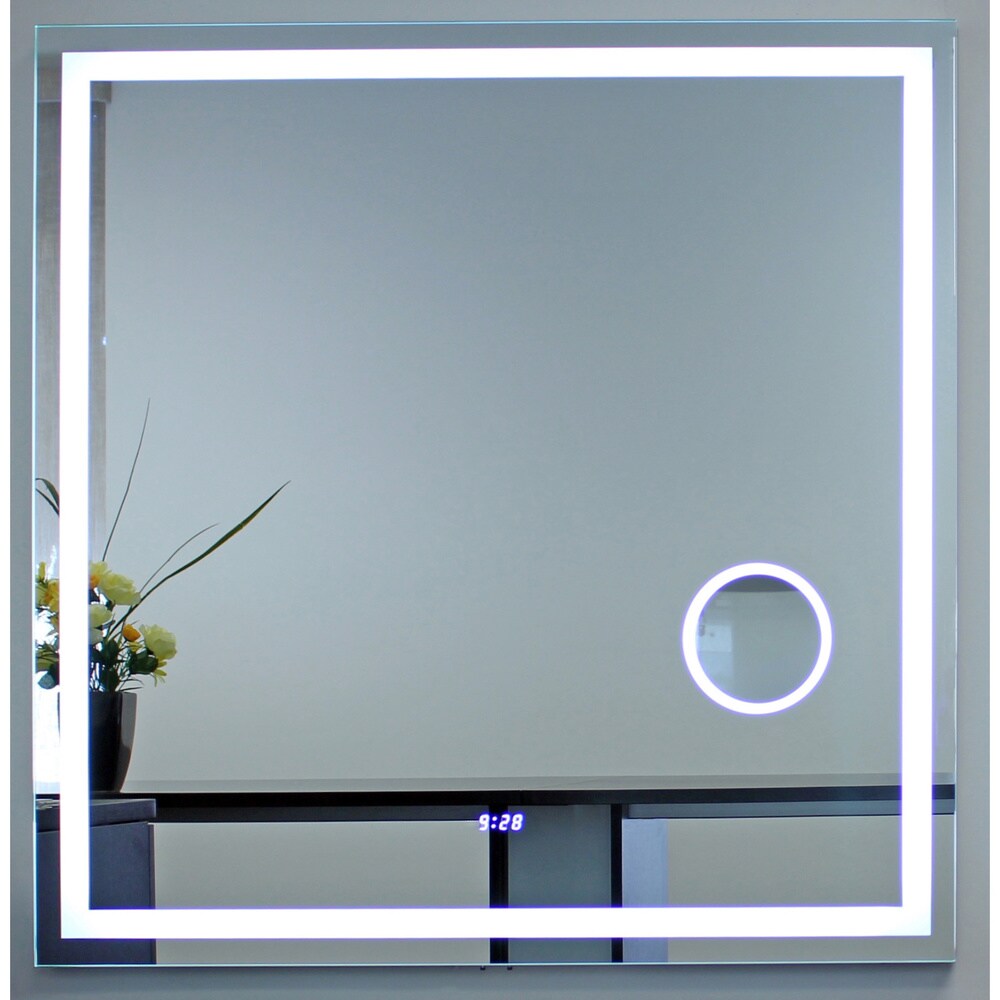 Innoci-USA Eros LED Wall Mount Lighted Vanity Mirror - Clear