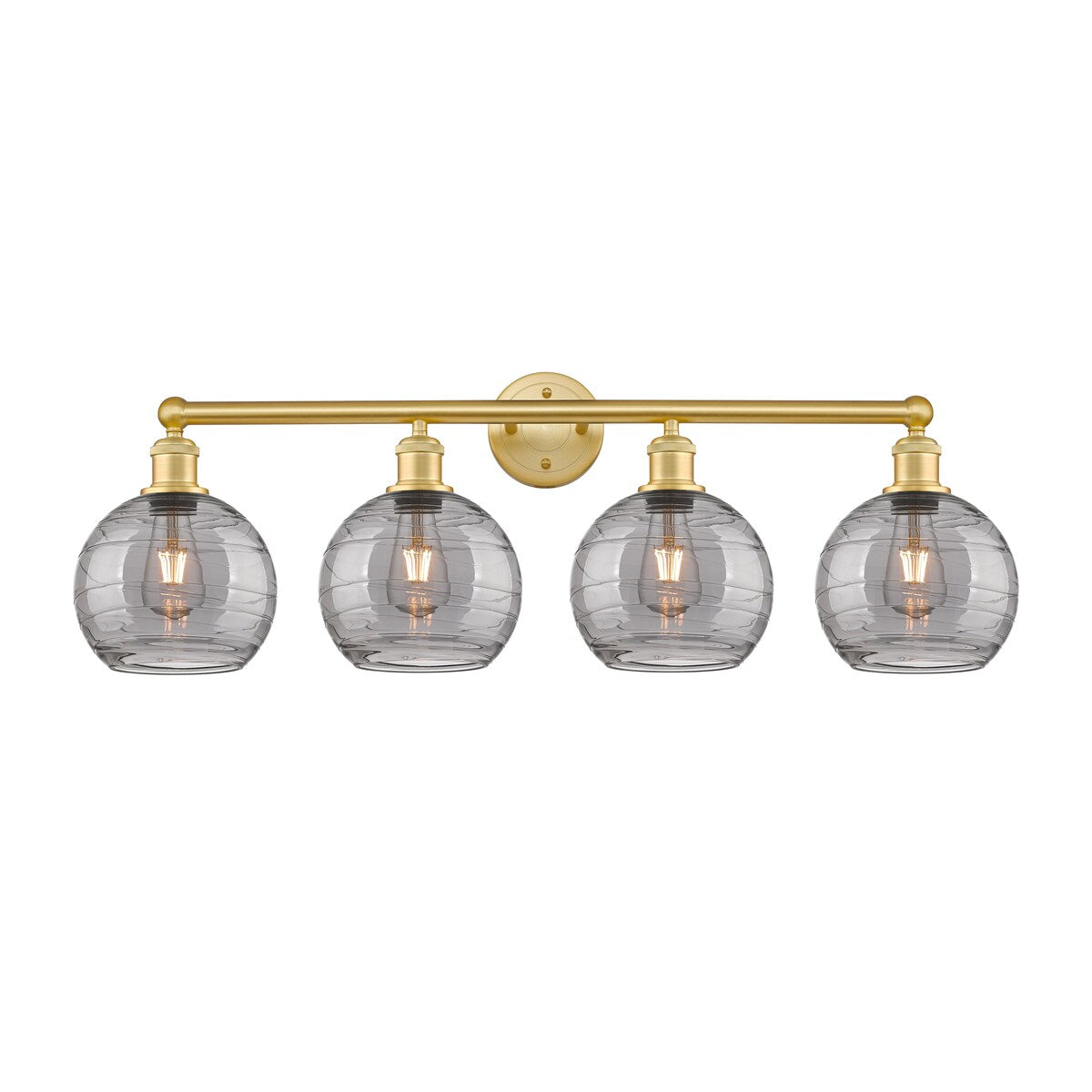 Innovations Lighting Athens Deco Swirl - 4 Light 35" Bath Vanity Light