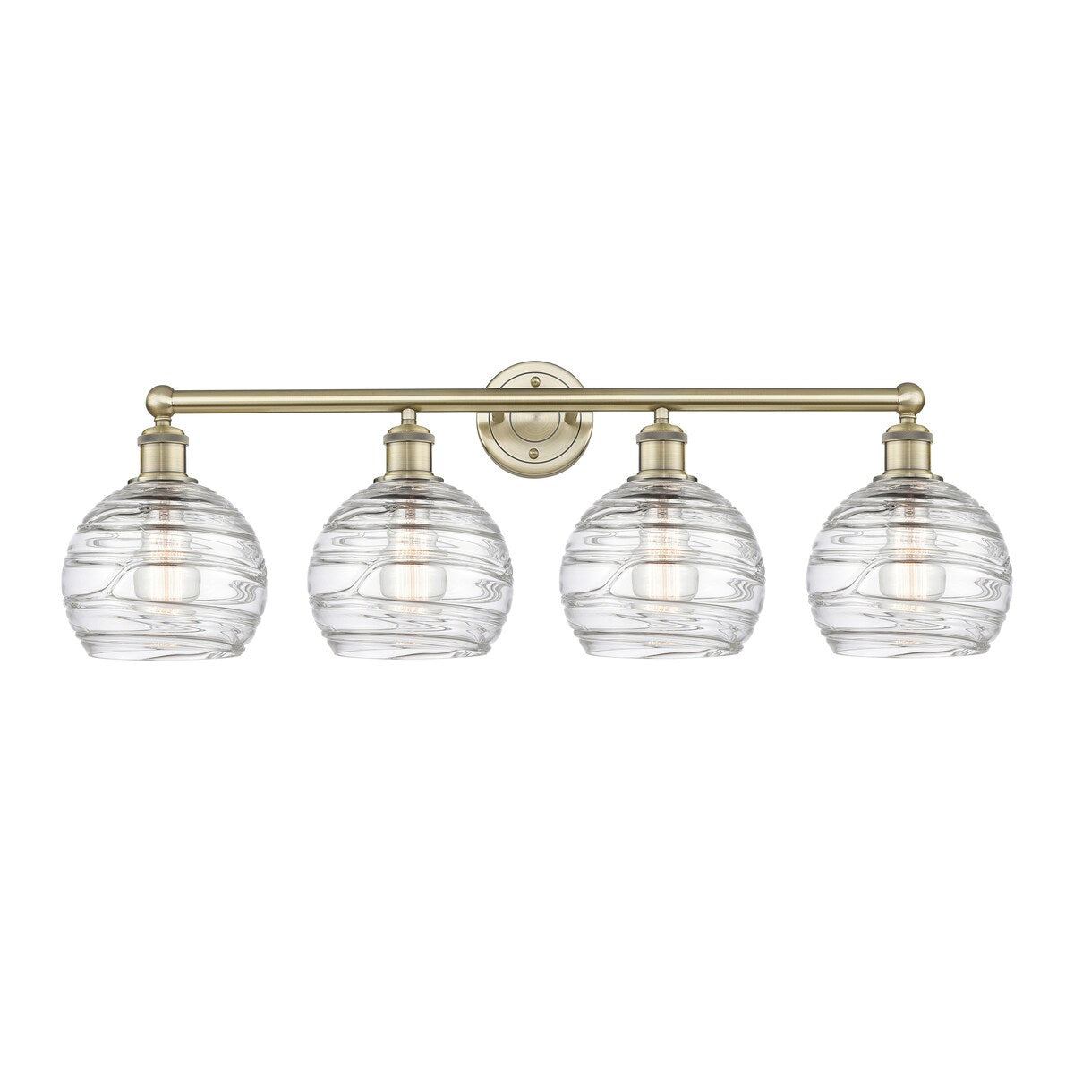 Innovations Lighting Athens Deco Swirl - 4 Light 35" Bath Vanity Light