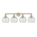 Innovations Lighting Athens Deco Swirl - 4 Light 35" Bath Vanity Light