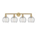 Innovations Lighting Athens Deco Swirl - 4 Light 35" Bath Vanity Light