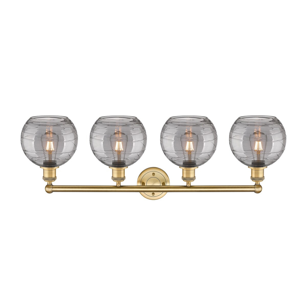 Innovations Lighting Athens Deco Swirl - 4 Light 35" Bath Vanity Light
