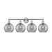 Innovations Lighting Athens Deco Swirl - 4 Light 35" Bath Vanity Light