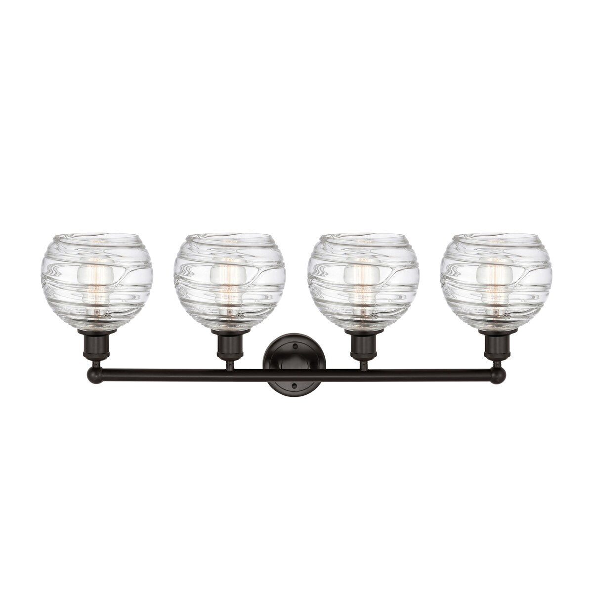 Innovations Lighting Athens Deco Swirl - 4 Light 35" Bath Vanity Light