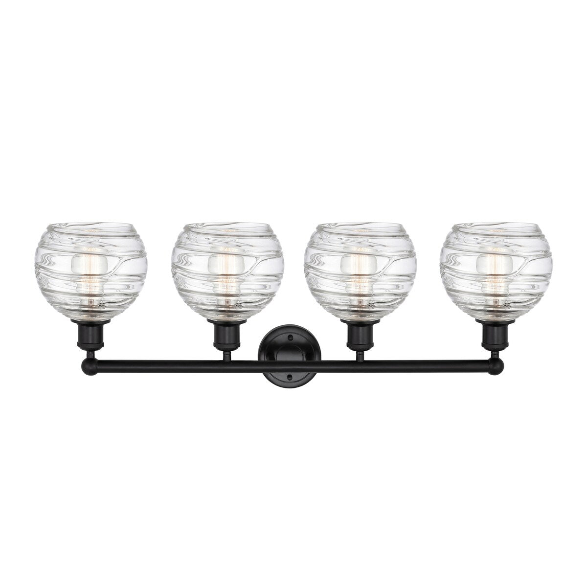Innovations Lighting Athens Deco Swirl - 4 Light 35" Bath Vanity Light