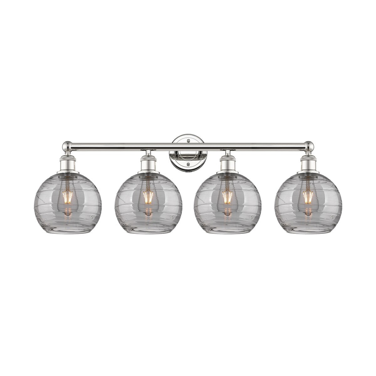 Innovations Lighting Athens Deco Swirl - 4 Light 35" Bath Vanity Light