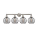 Innovations Lighting Athens Deco Swirl - 4 Light 35" Bath Vanity Light