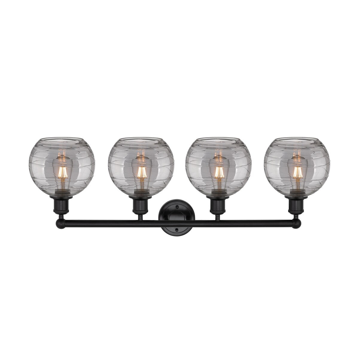 Innovations Lighting Athens Deco Swirl - 4 Light 35" Bath Vanity Light