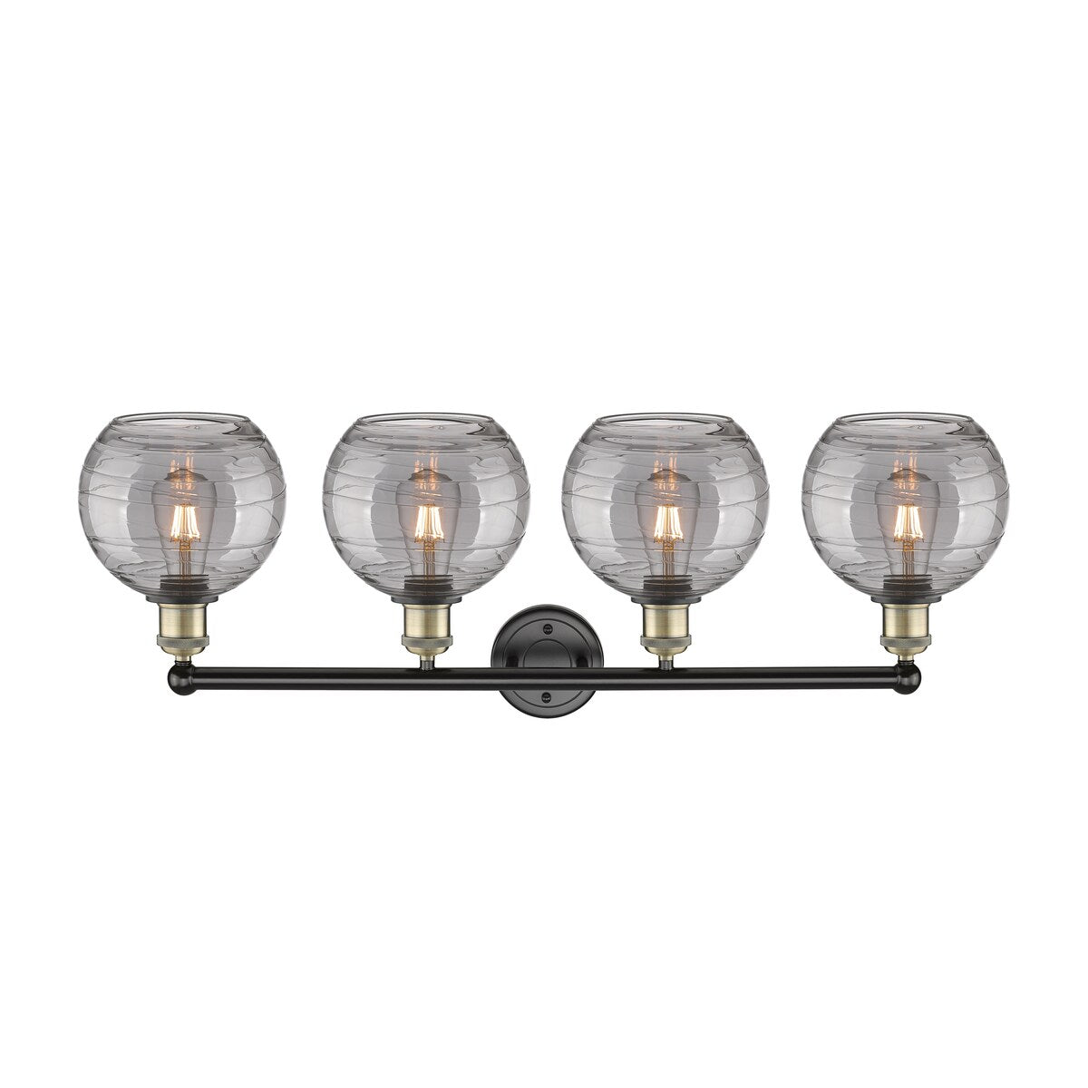 Innovations Lighting Athens Deco Swirl - 4 Light 35" Bath Vanity Light
