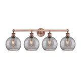 Innovations Lighting Athens Deco Swirl - 4 Light 35" Bath Vanity Light