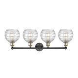 Innovations Lighting Athens Deco Swirl - 4 Light 35" Bath Vanity Light