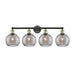 Innovations Lighting Athens Deco Swirl - 4 Light 35" Bath Vanity Light