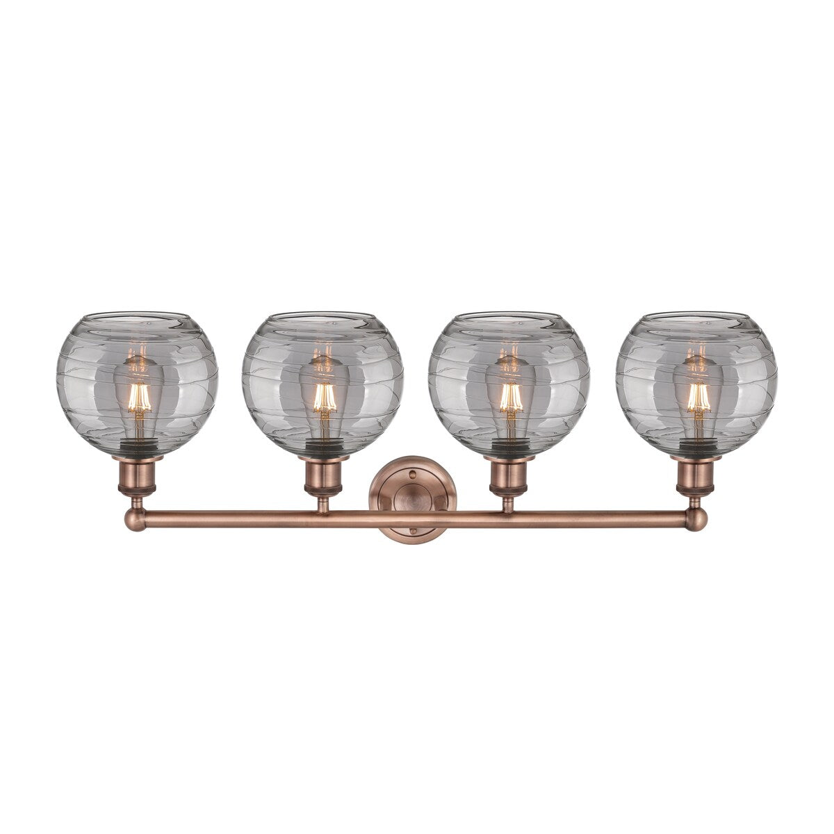 Innovations Lighting Athens Deco Swirl - 4 Light 35" Bath Vanity Light