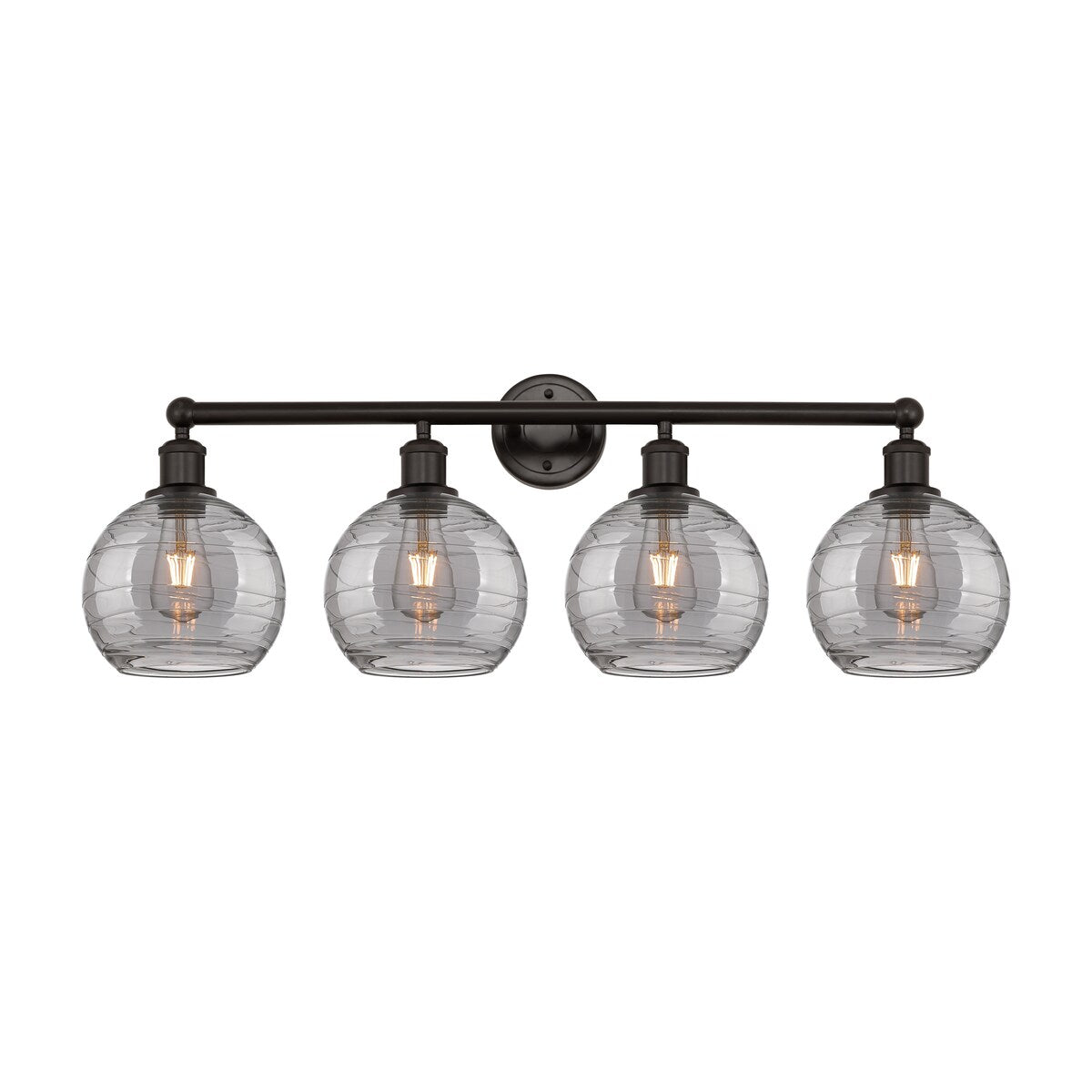 Innovations Lighting Athens Deco Swirl - 4 Light 35" Bath Vanity Light