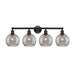 Innovations Lighting Athens Deco Swirl - 4 Light 35" Bath Vanity Light