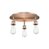 Innovations Lighting Ballston - 3 Light 12" Flush Mount
