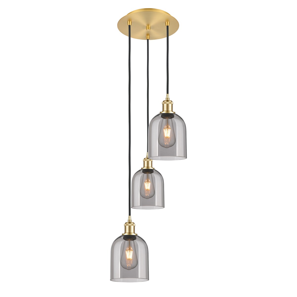 Innovations Lighting Ballston - Bella - 3 Light 12" Cord Hung Multi Pendant