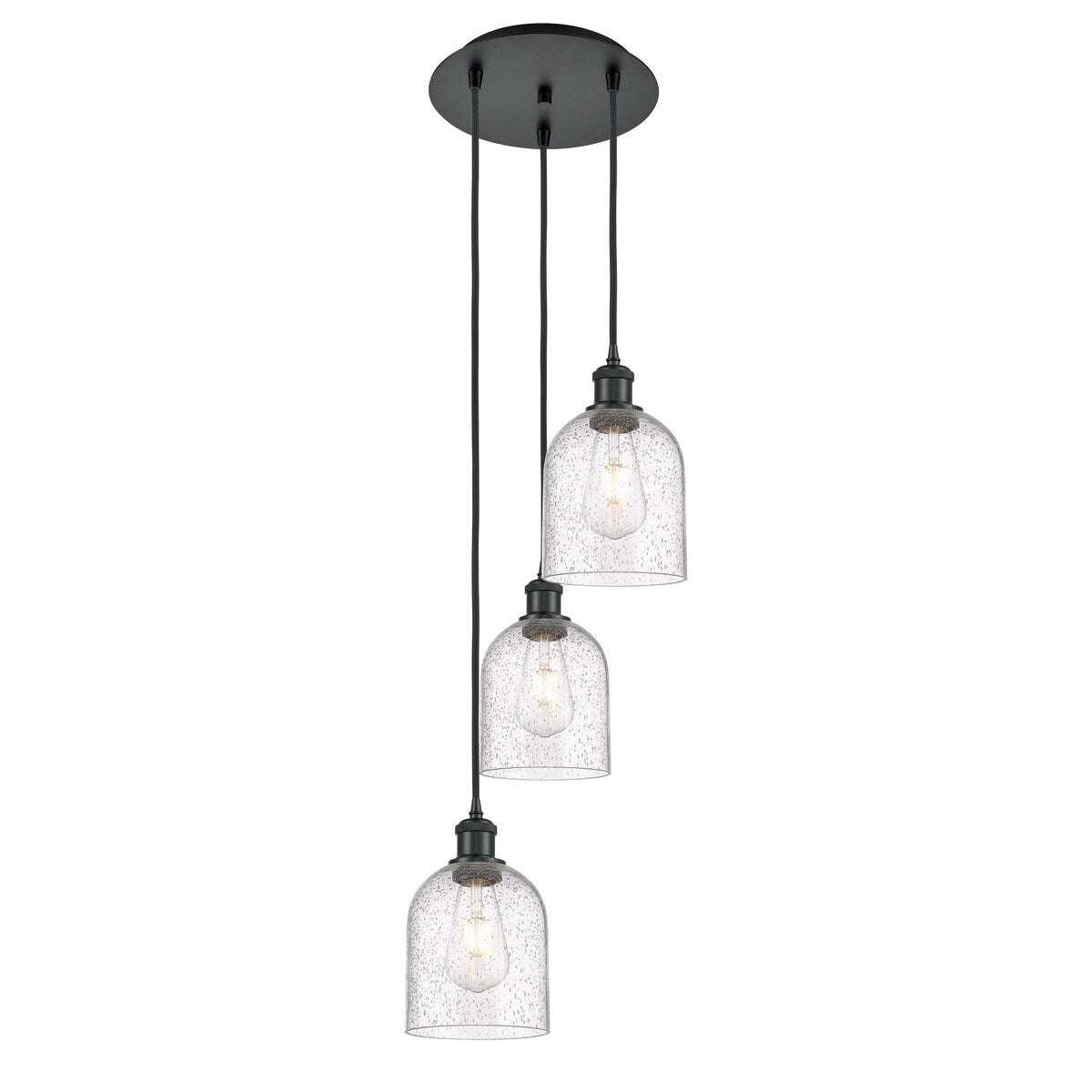 Innovations Lighting Ballston - Bella - 3 Light 12" Cord Hung Multi Pendant